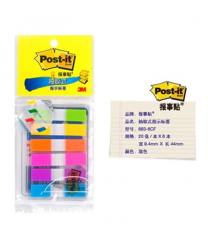 Cover683-6CF 20 sheets * 6 s Post It Indicator Notes Clearance