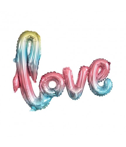 Siamese LOVE Pastel Gradient Balloon  Clearance