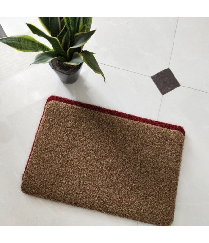 Chocolate 380mmx580mm Anti Slip Door Mat  Clearance