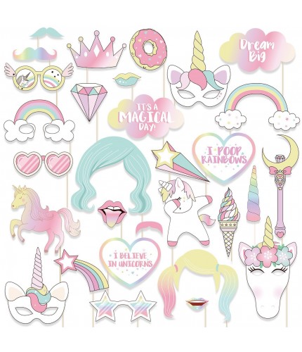 Model 4 Max Piece Rainbow Party Supplies Clearance