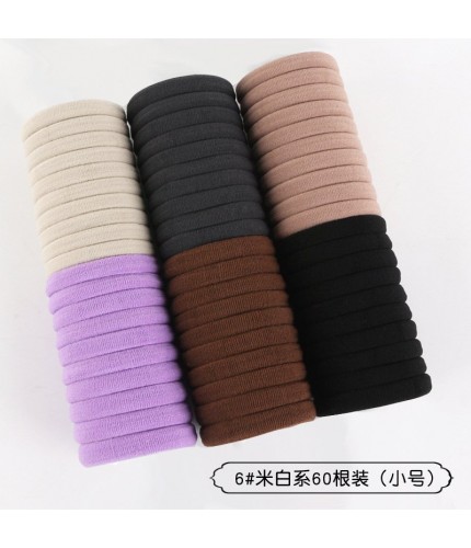 6 rice white 60- trumpet Hair Rope Hair Bands  Clearance