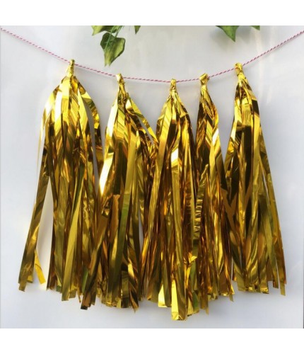 aluminum foil gold 25*35cm aluminum foil Tassel Clearance