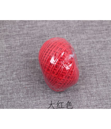 Large red 2mm 50 meters Hemp String Clearance