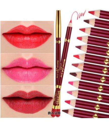 12 bean paste color Lip Liner Pencil Clearance