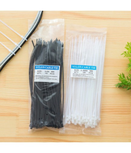 white large 2.5*200mm Cable Ties Clearance