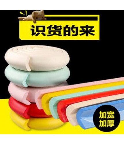 Pink 35 x 12mm Table Edge Baby Proof Protector Strip