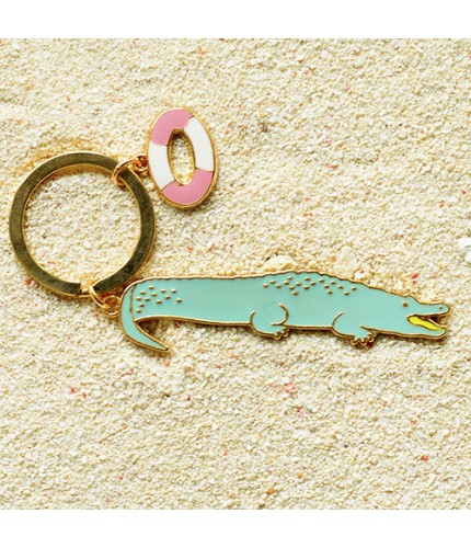Crocodile  Keyring Key Chain