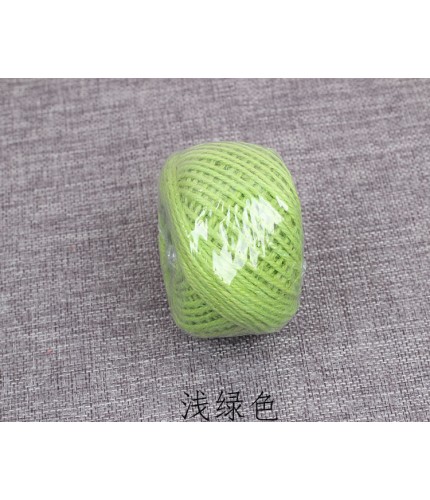 Light green 2mm 50 meters Hemp String Clearance