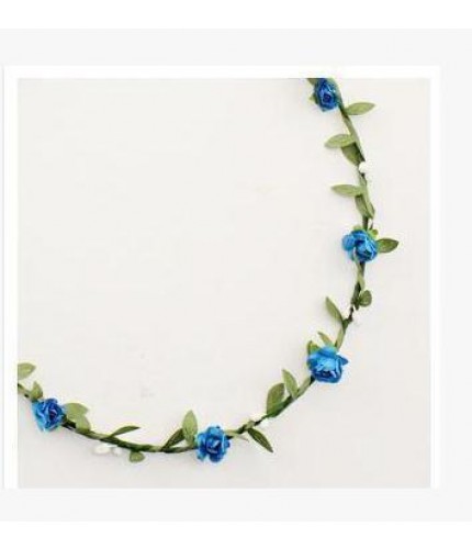 blue Bride Wreath Garland Clearance