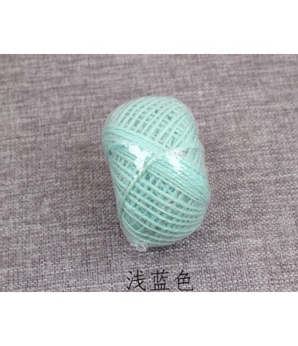 Light blue 2mm 50 meters Hemp String Clearance