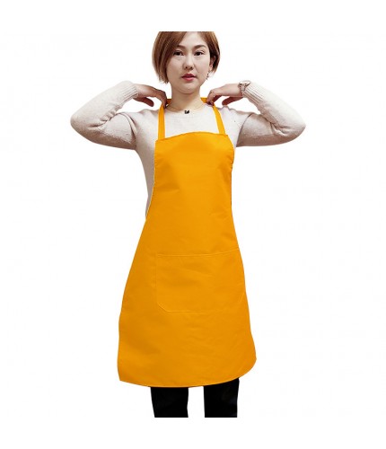 Orange 65X75 Waterproof Apron