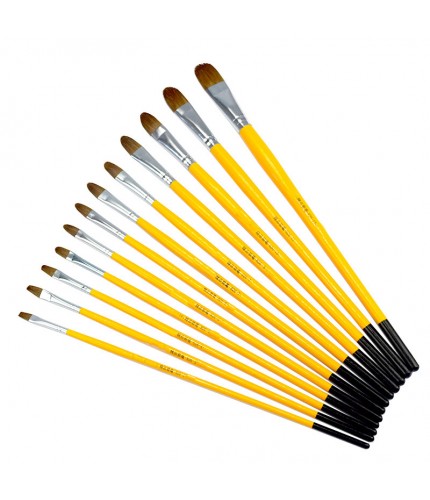 No. 5 Brushyellow And Black Paint Brush Clearance