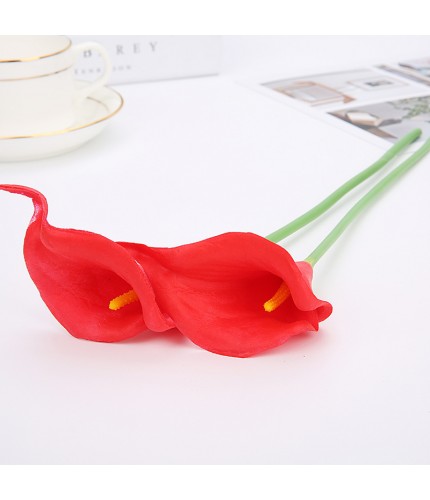 Red Artificial Flowers Lily