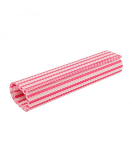 Red Stripe 50Pc Color Box Wax Wrapping Paper 50 Sheets