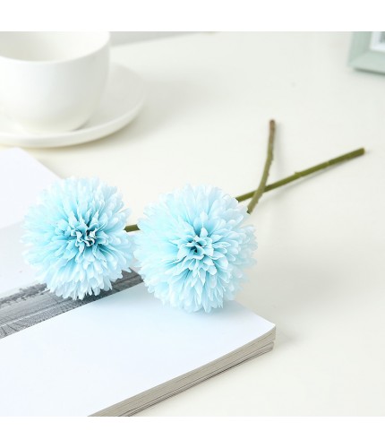 Blue Chrysanthemum Artificial Flower