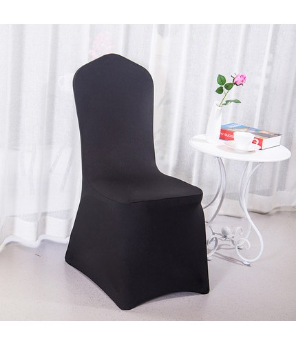 Black Thickening 40X90X39 Wedding Hotel Chair Cover Clearance