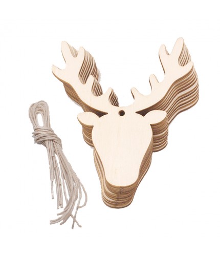 Deer Head Of 10 Christmas Wooden Crafts DIY
