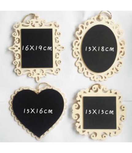 Oval Blackboard Pendant DIY Wooden Crafts