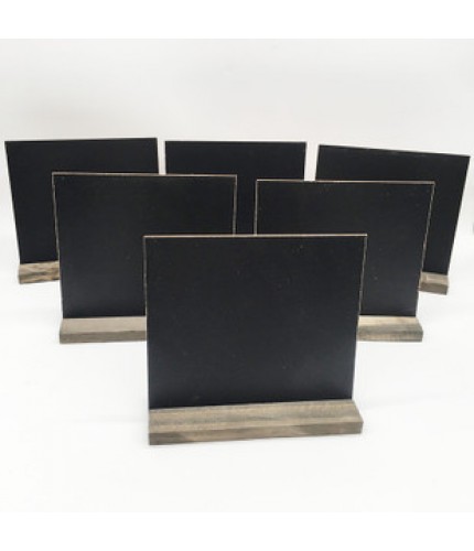 15X13Cm Blackboard Wooden Craft Display Stand