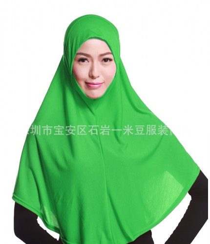 Green Ready One Piece Hijab 