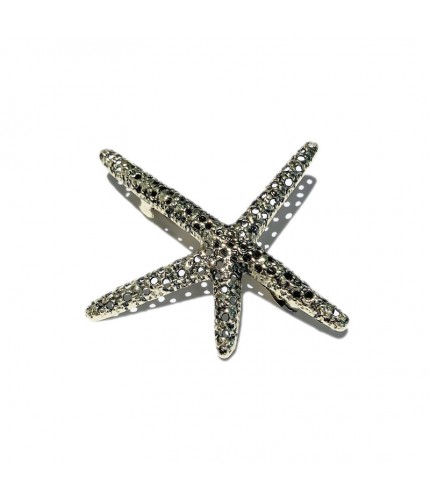 039 Starfish Ancient Gold Alloy Hair Pin Clearance