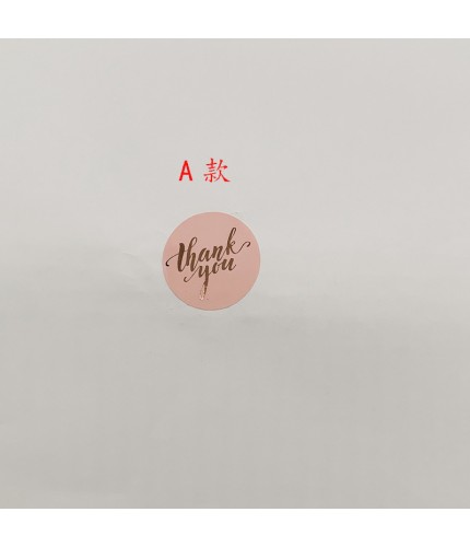 Type A 38X38Mm Thank You Sticker Roll Clearance