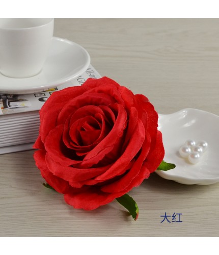 Reddiameter 10Cm Artificial Rose Head Clearance