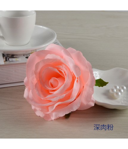 Deep Meat Powder10Cm In Diameter Artificial Rose Head Clearance