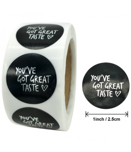 No. 4 Thank You Sticker Roll Clearance