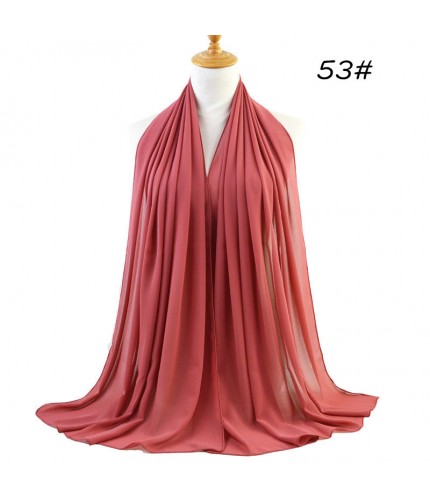 Bubble Red Soft Chiffon Crepe Hijab 