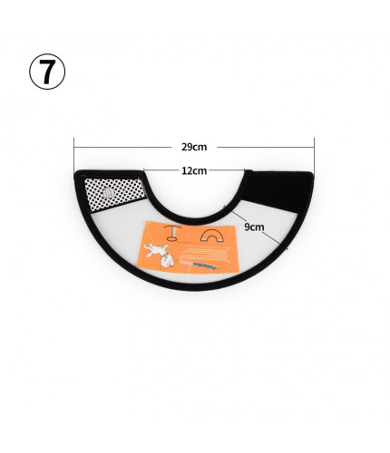 No. 7 Neck Circumference 15-21cm Anti Scratch Elizabeth Pet Ring Clearance