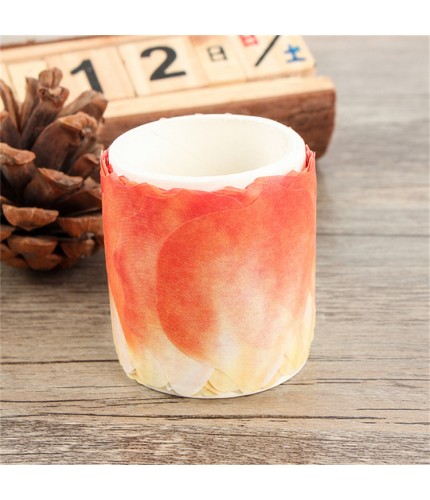 Big Orange Petals Cherry Blossom Petals Paper Tape