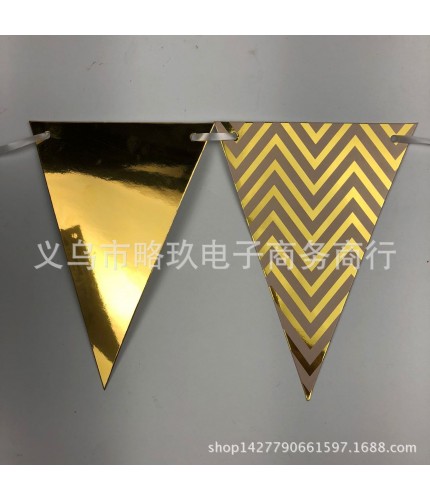 Hot Golden Pennant Bunting