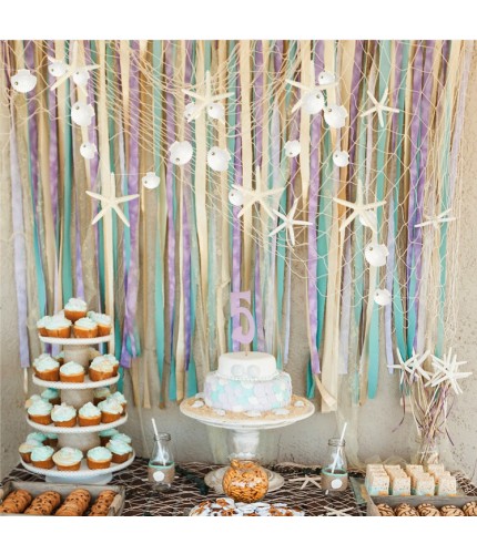 4M Starfish Shell Garland Garland Pendant