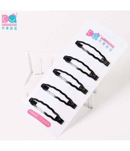 Pack Of 5 6Cm Lace Peas Classic Style Hair Clip