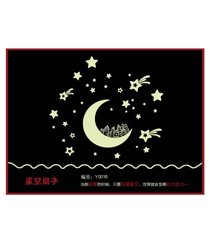 Y0016 Luminous Sticker Flourescent Stickers