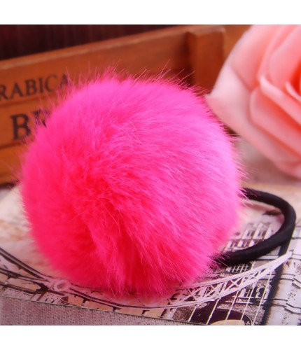 Rose Red Puff Hairband