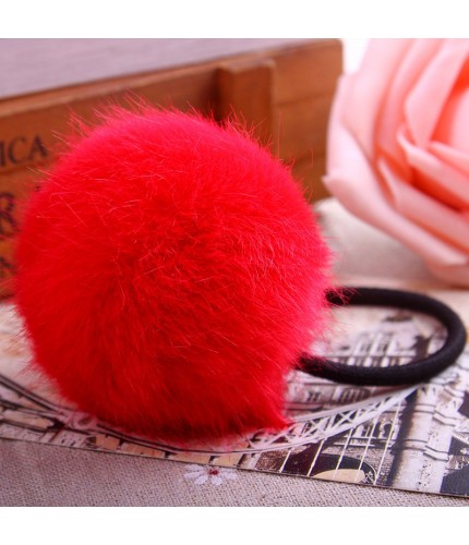 Red Puff Hairband