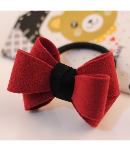 Pure Red Wine Bow Hairband