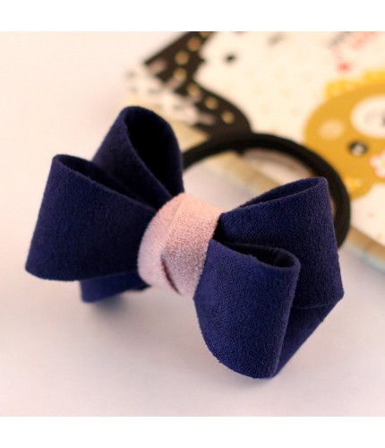 Dark Blue Bow Hairband