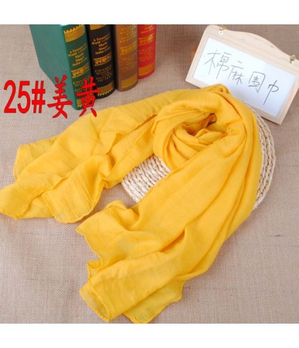 Turmeric 180x140cm Cotton Plain Super Maxi Hijab Clearance