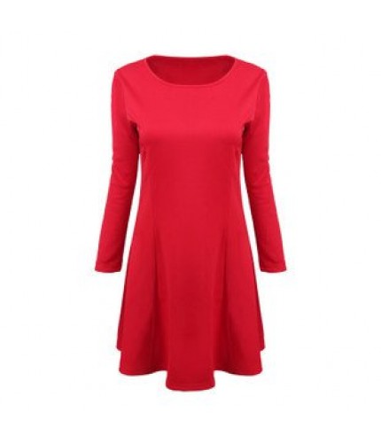 Red Tunic Skater Dress Small
