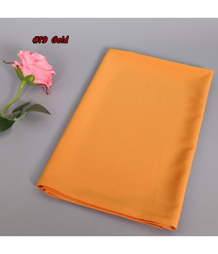 Turmeric Thick Bubble Chiffon Hijab Clearance