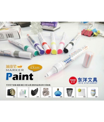 Silver Toyo Touch Up Paint Pen