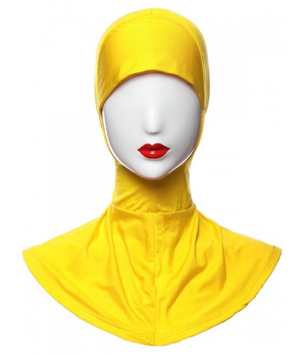Yellow Modal Structured Hijab Underscarf Clearance