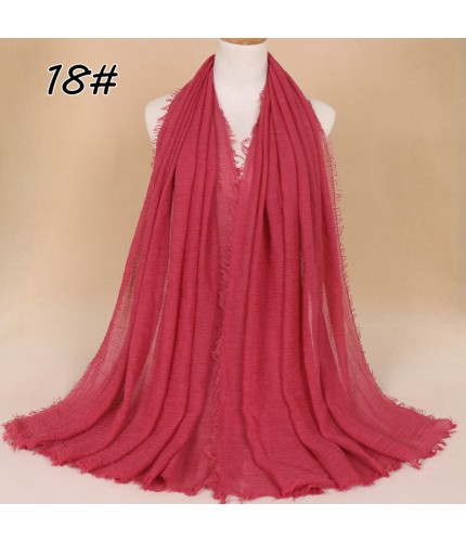 Rustic Red Cotton Vogue Maxi Hijab