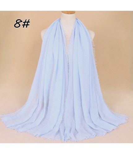 Pastel Dark Blue Cotton Vogue Maxi Hijab