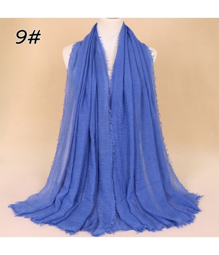 Royal Blue Cotton Vogue Maxi Hijab