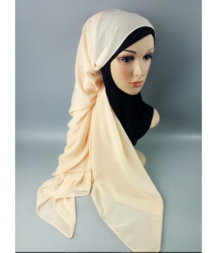 Vanilla Soft Chiffon Crepe Hijab 