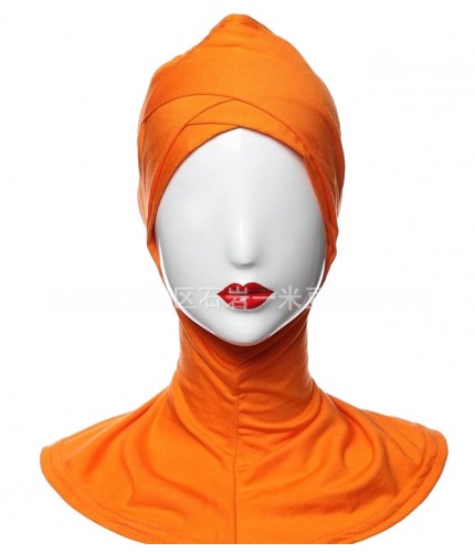 Orange Modal Large Cross Hijab Underscarf Clearance